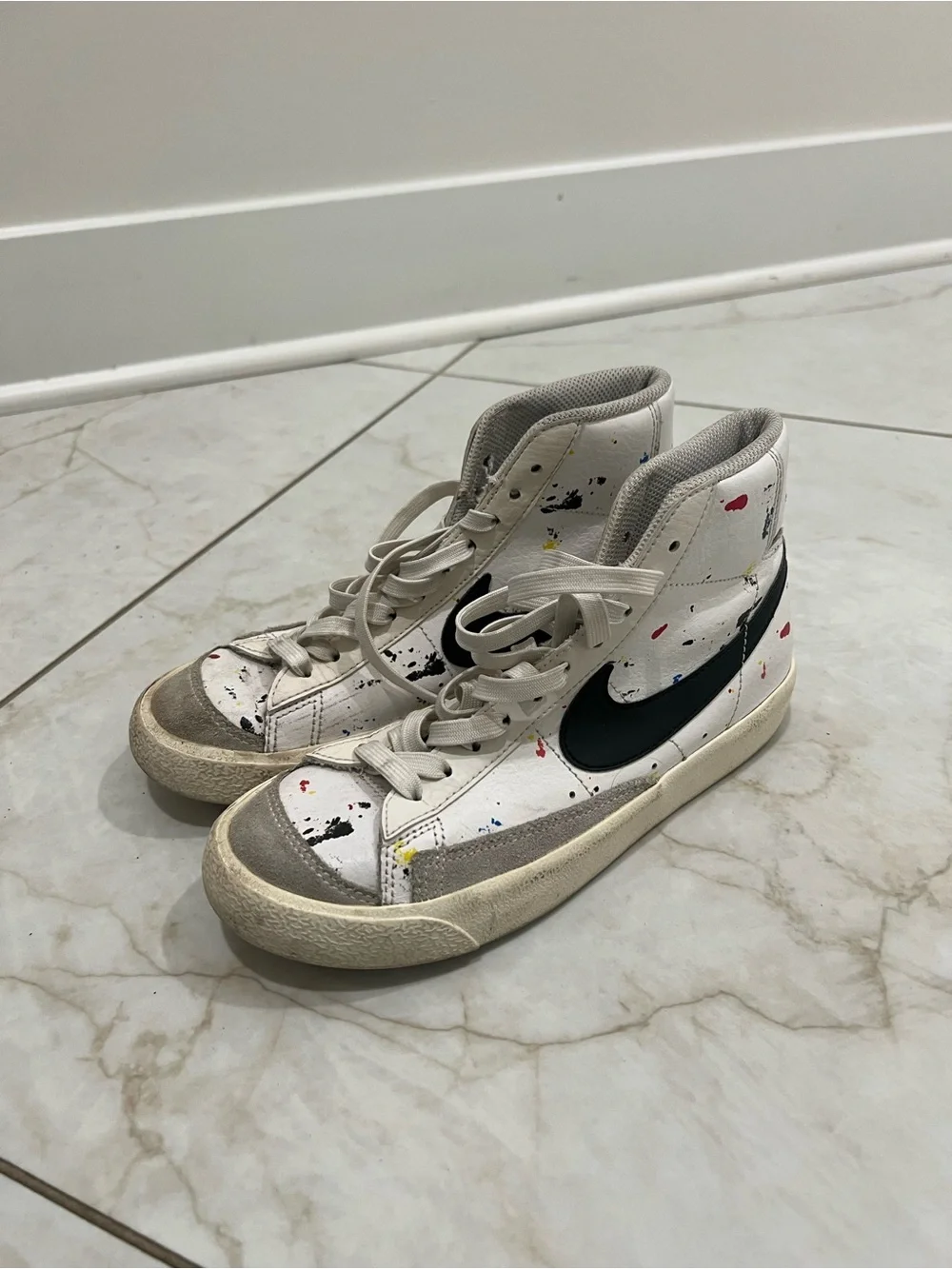 Nike white blazer